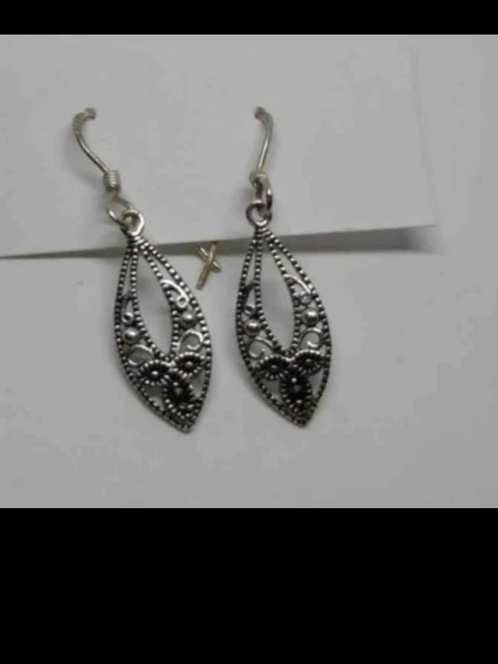 Sterling Silver Filigree Teardrop Pendant